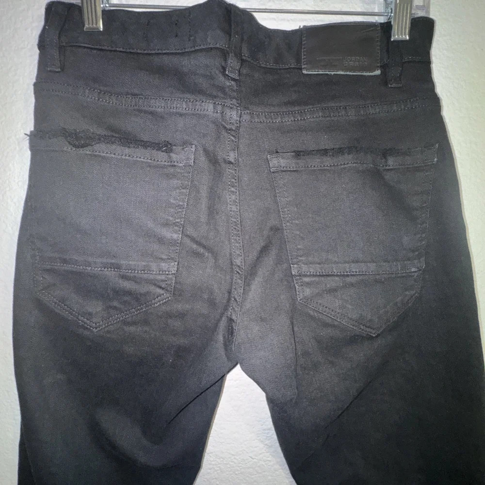 Jordan Craig Men's Jeans Black Size 30X32 Distressed Stretch Streetwear